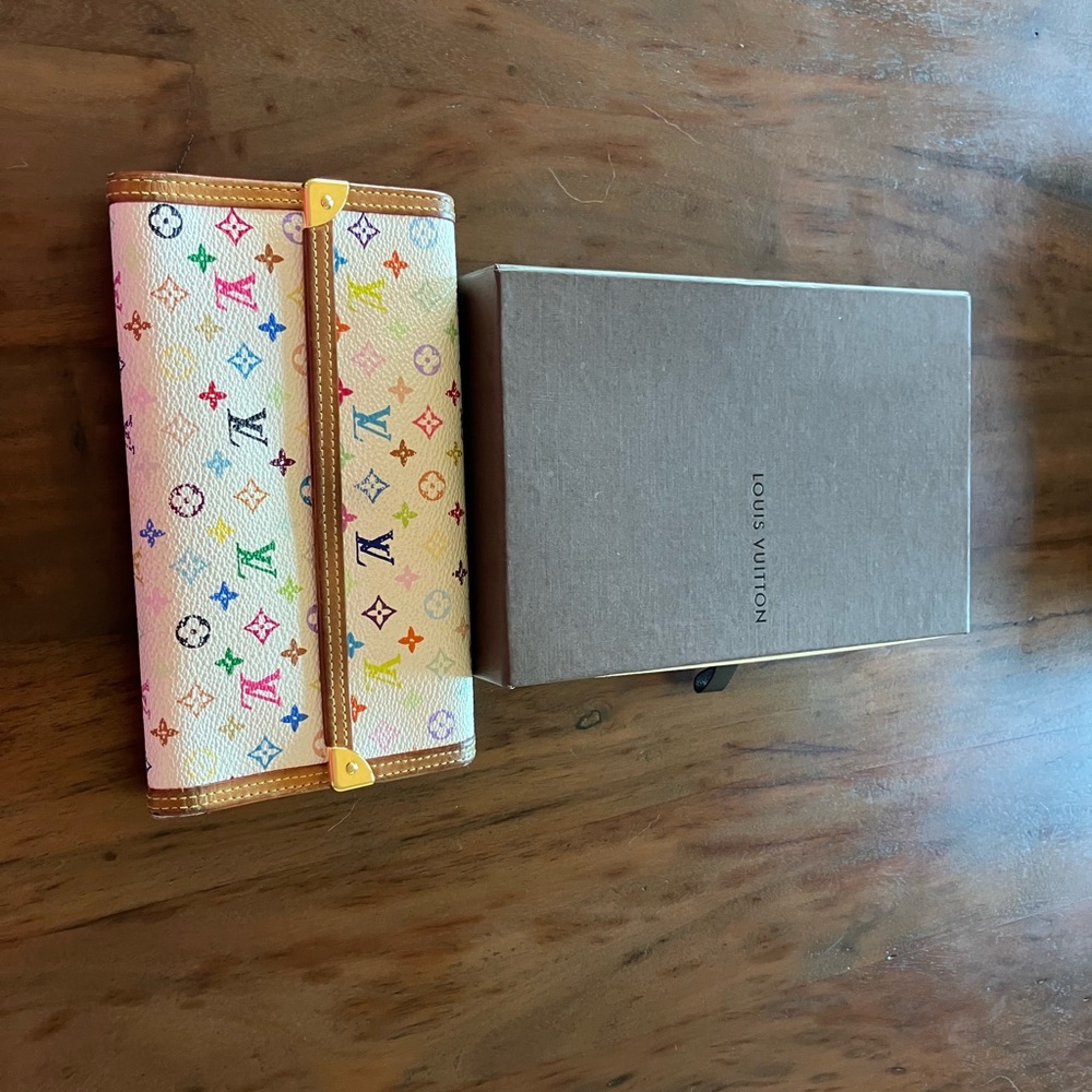 Louis Vuitton Murakami long wallet in good used condition - Picture 3 of 14
